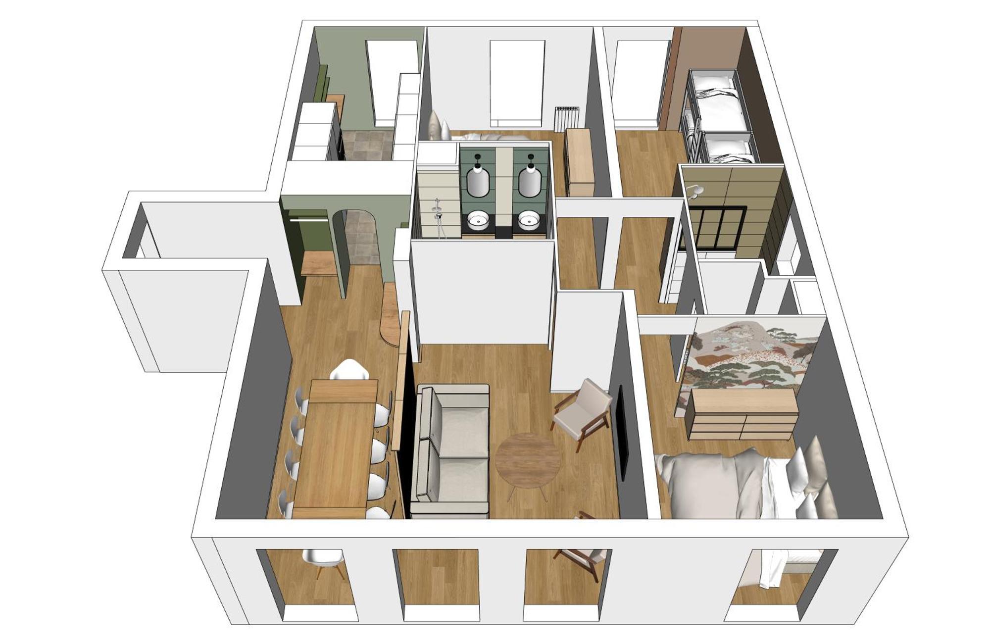 La Serrisienne 8 - Val D'europe - Disneyland Paris - 8 A 10 Personnes Apartamento